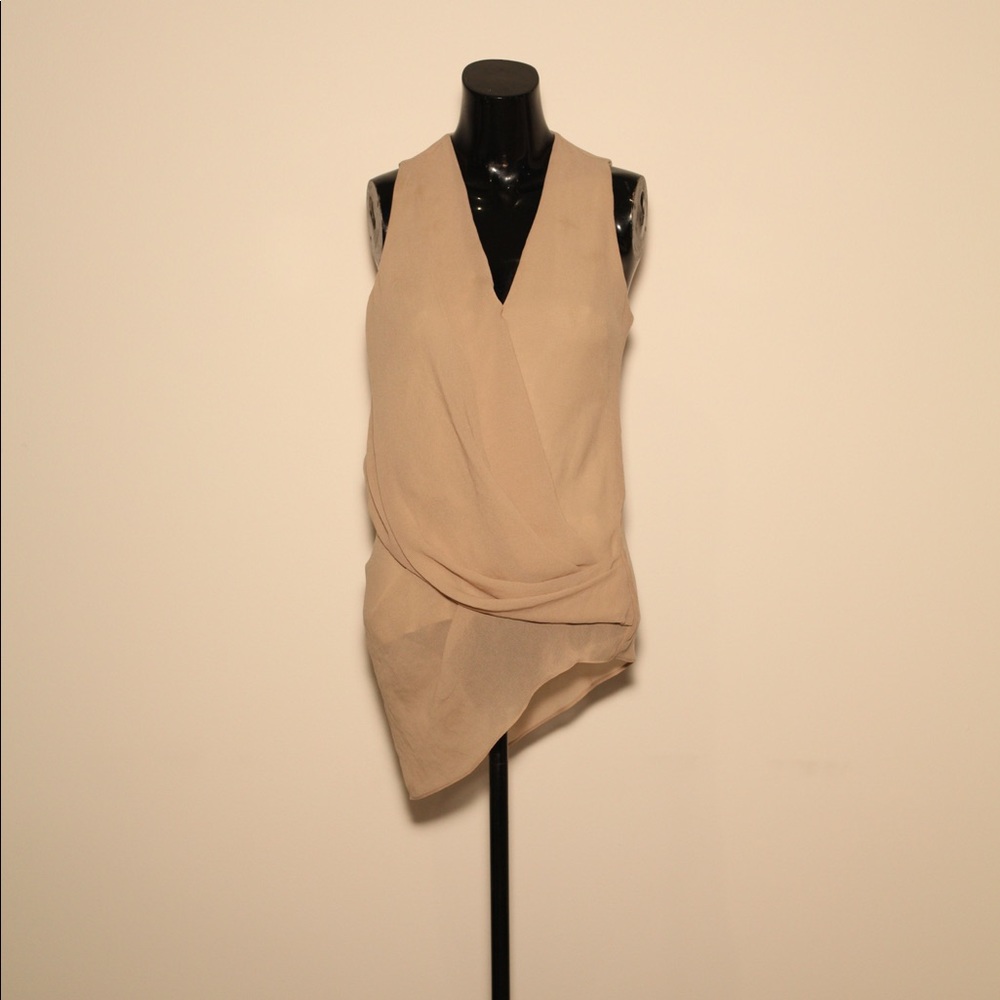 Helmet Lang Draped Top